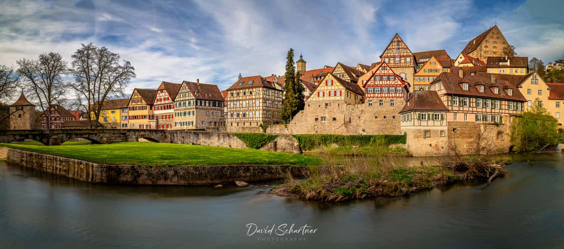 Schwäbisch Hall old Town panoramic