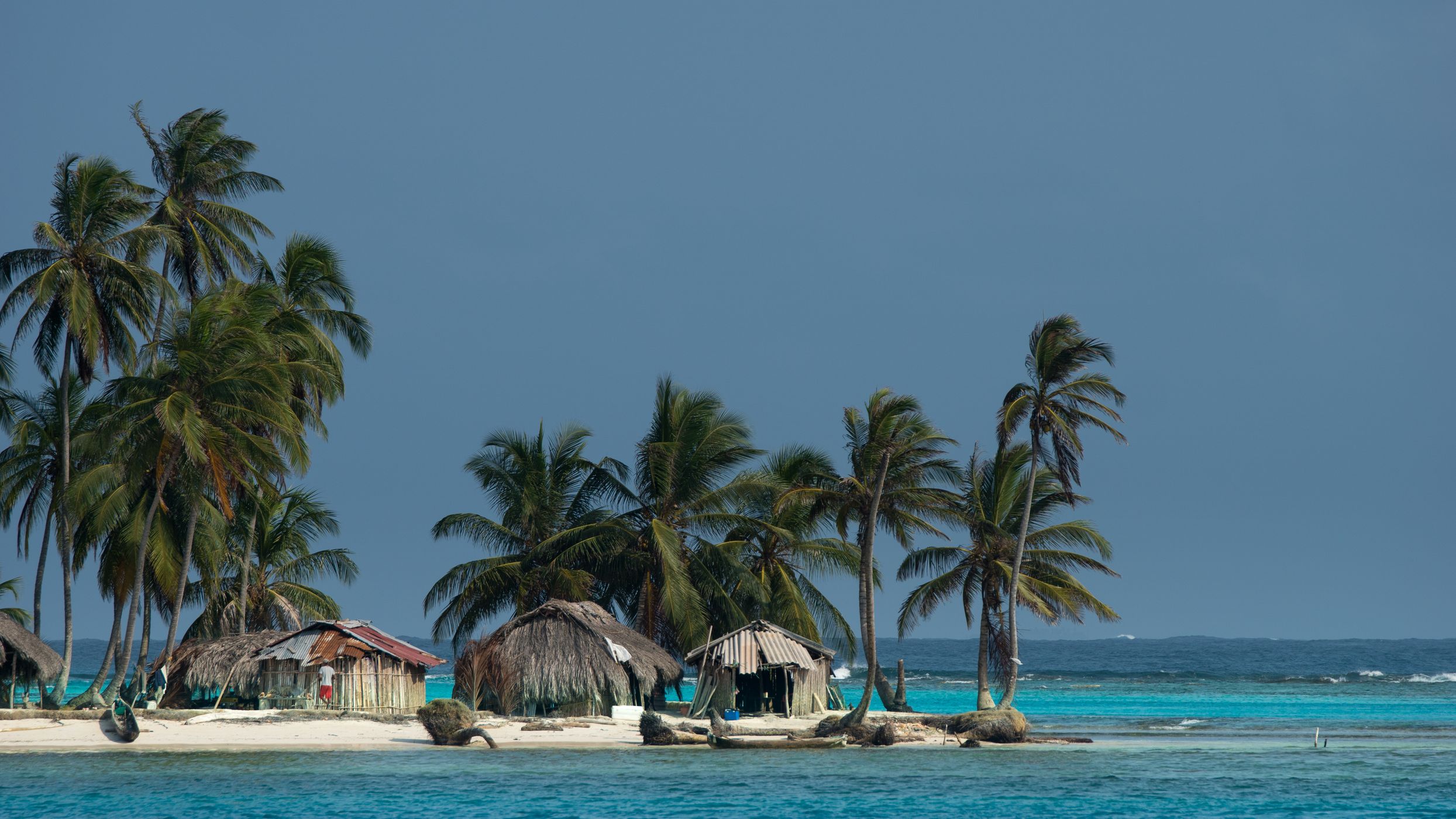 Settlement on Cayo Holandes, San Blas Islands, Panama, Panama