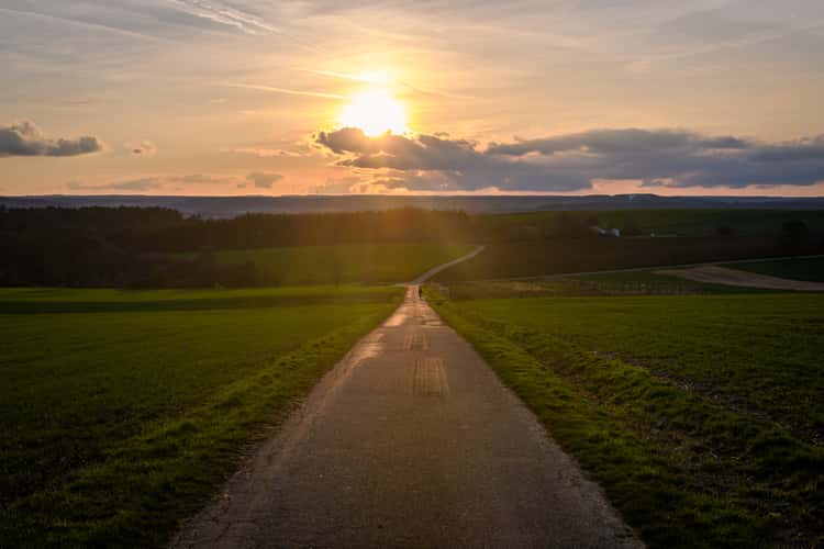 Sonnenuntergang in Hettingen