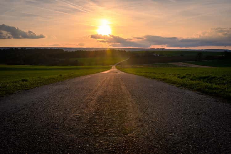 Sonnenuntergang in Hettingen