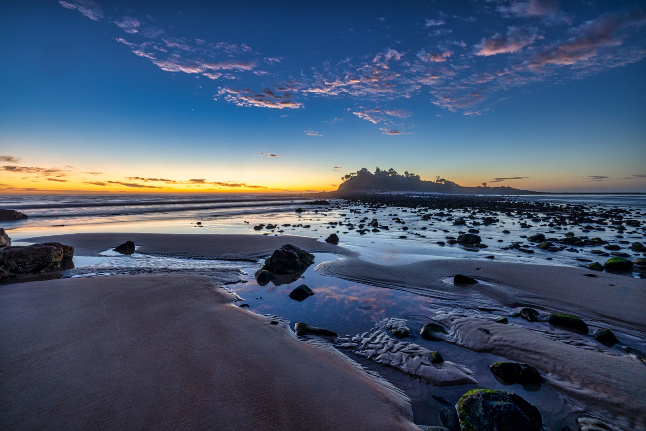 Sunrise Green Island, Cunjurong Point, South Coast, NSW, Australia