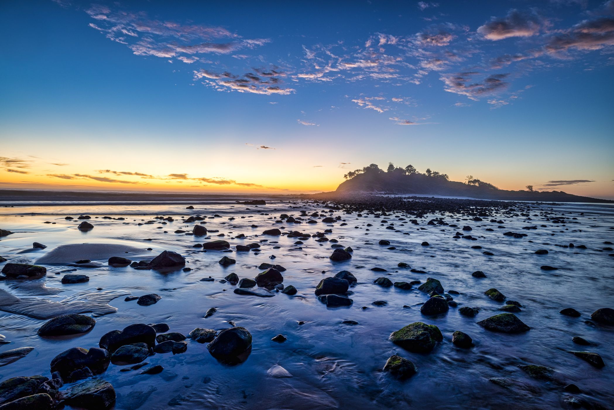 Sunrise Green Island, Cunjurong Point, South Coast, NSW, Australia