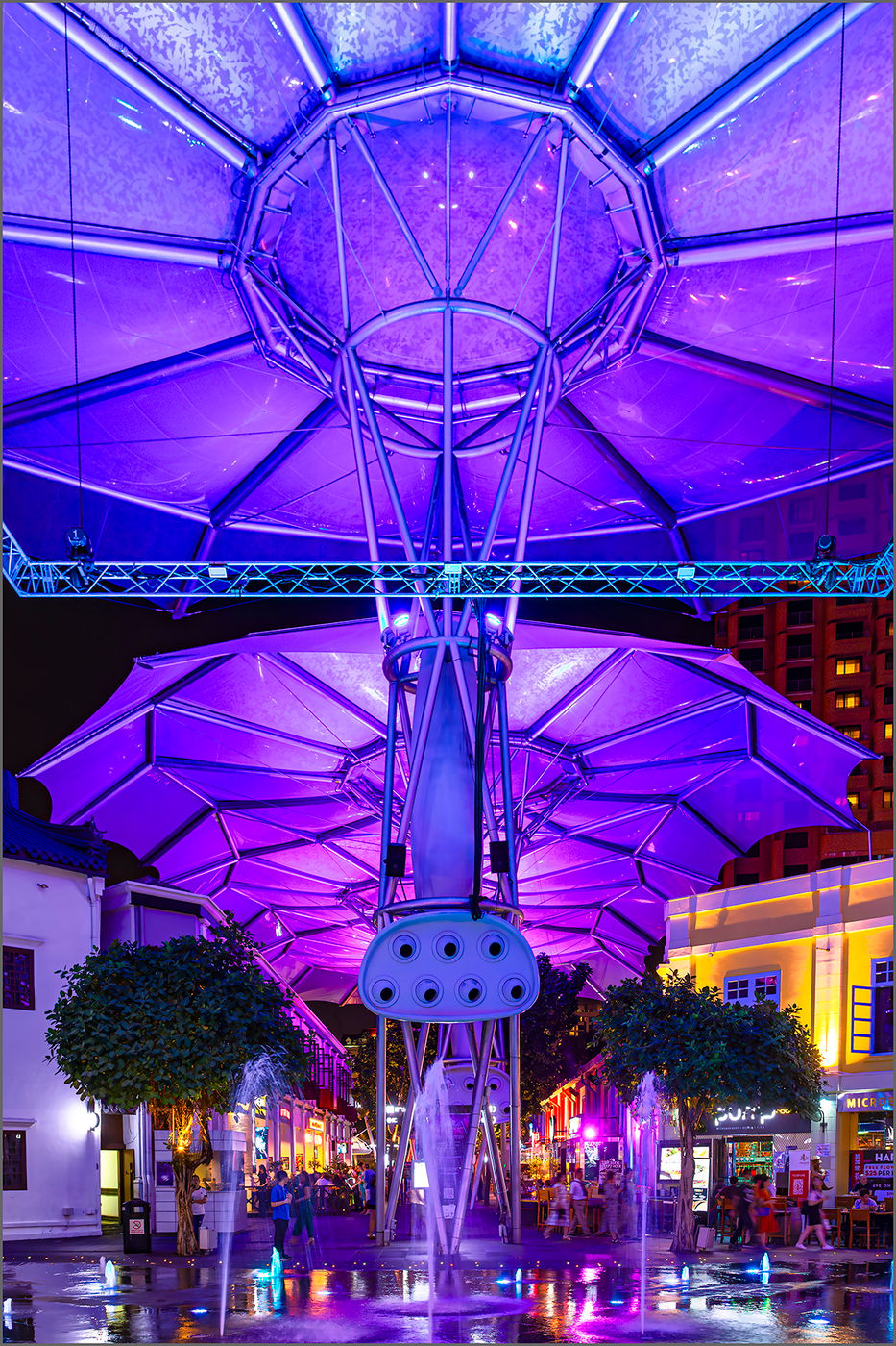 Sunset at Clarke Quay, Singapore, Singapore
