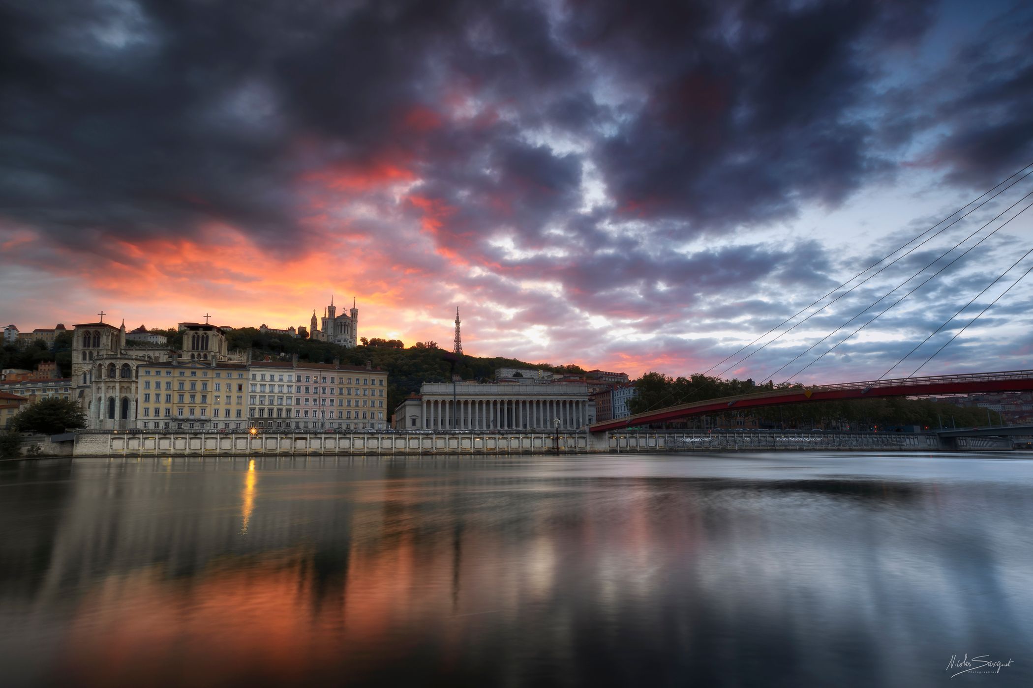 Sunset Fourviere, France