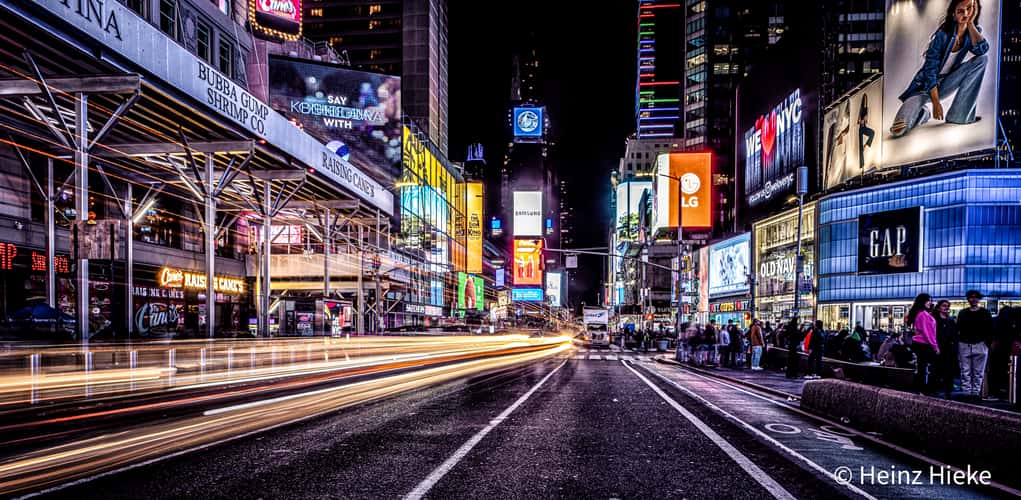 Times Square just before dawn NY
