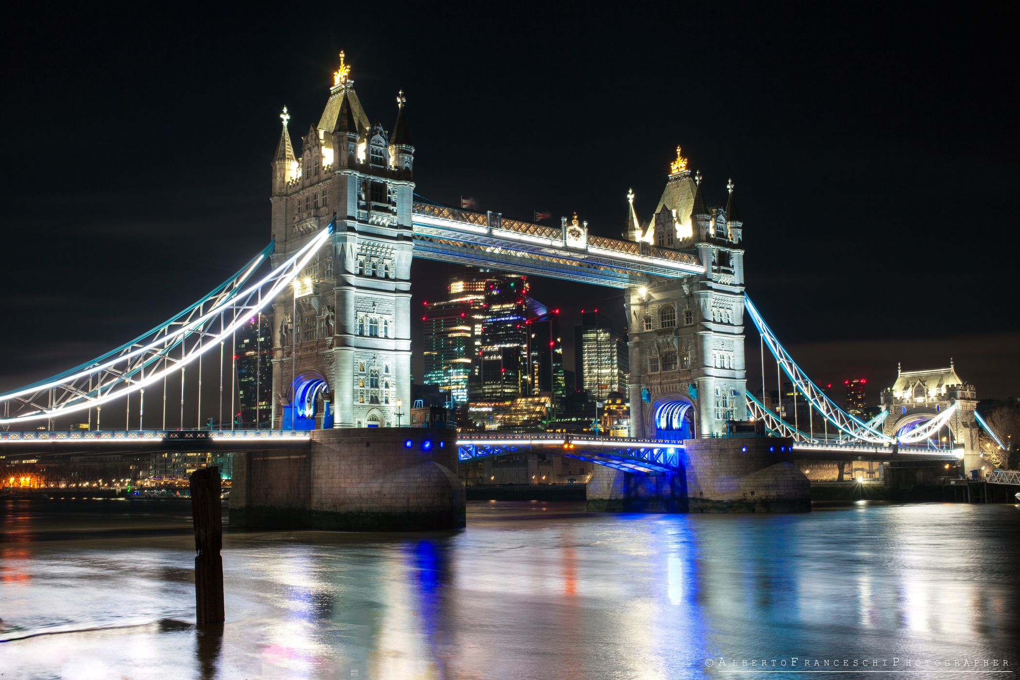 Tower Bridge and The Gherkin, London, United Kingdom