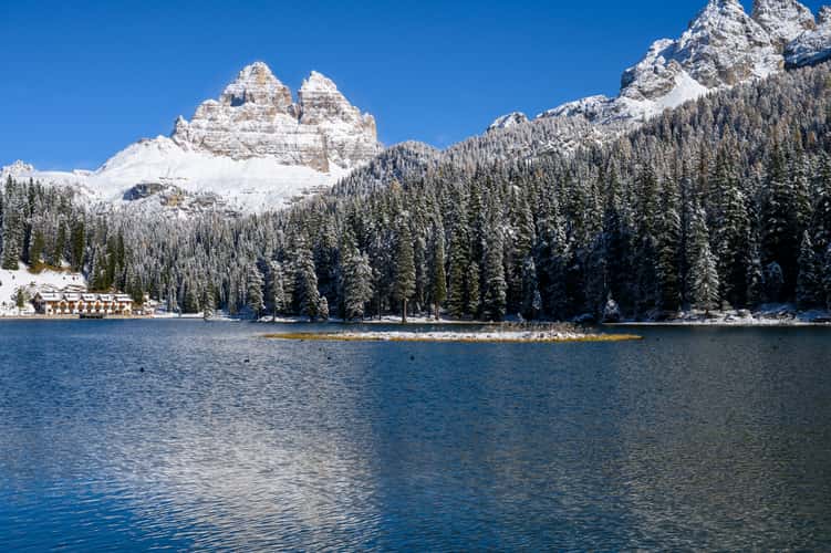 Tre Cime di Lavadero from Misurina Lake