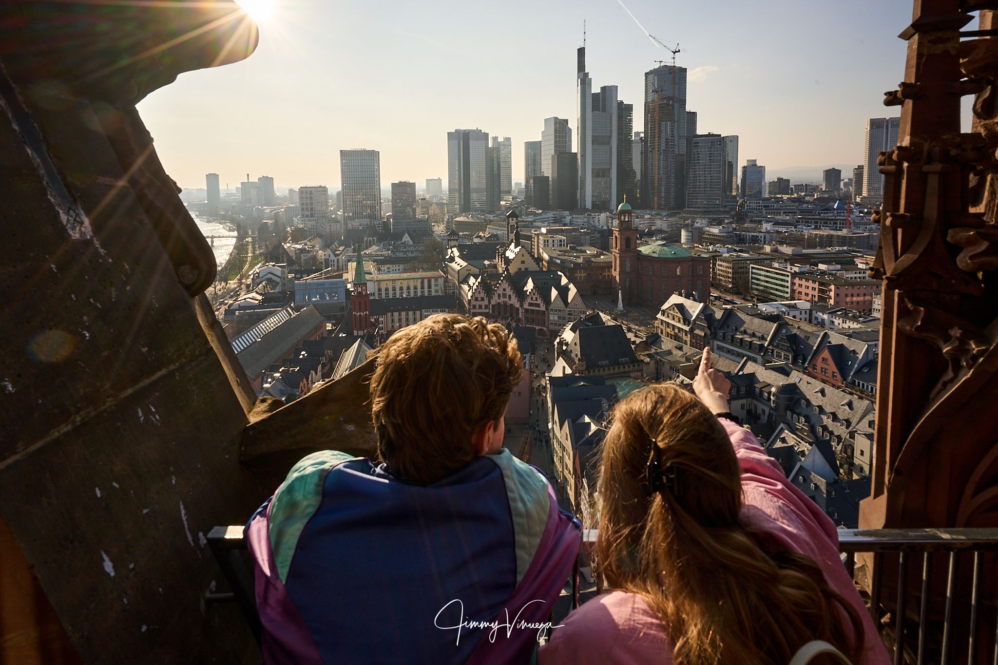 View from Frankfurt Cathedral 'St. Bartholomew', Germany