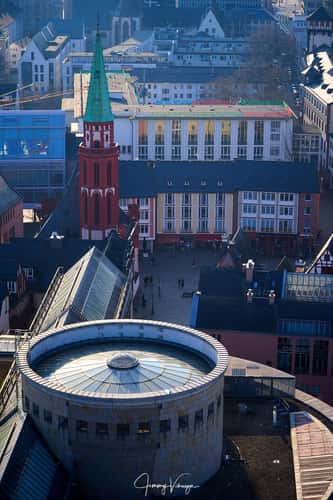 View from Frankfurt Cathedral 'St. Bartholomew'