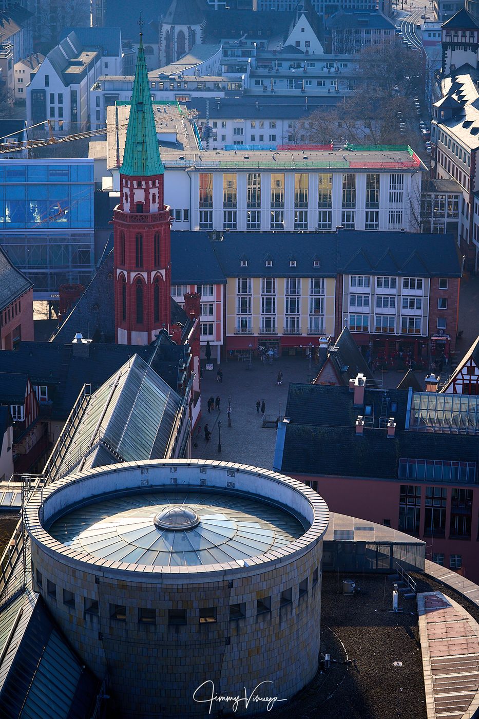 View from Frankfurt Cathedral 'St. Bartholomew', Germany