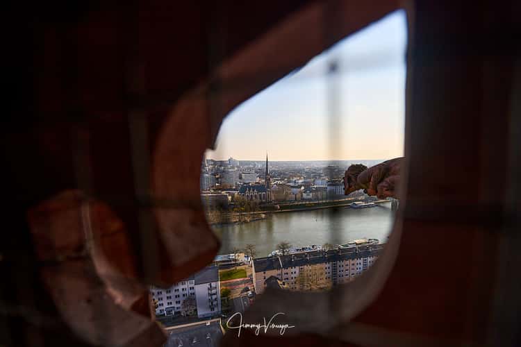 View from Frankfurt Cathedral 'St. Bartholomew'