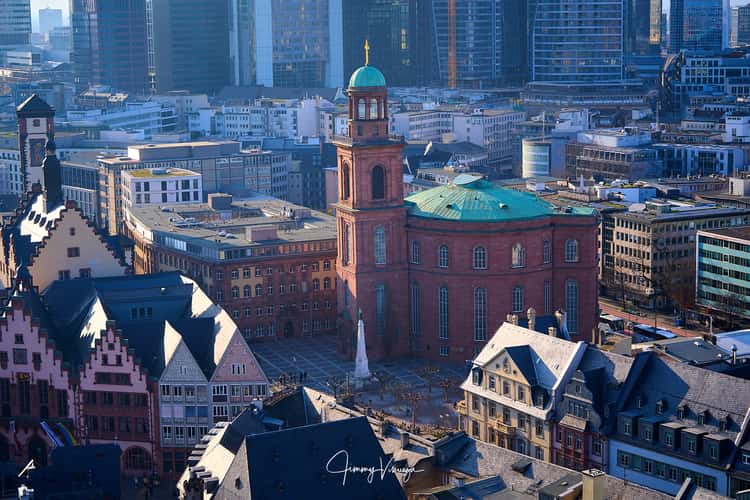 View from Frankfurt Cathedral 'St. Bartholomew'