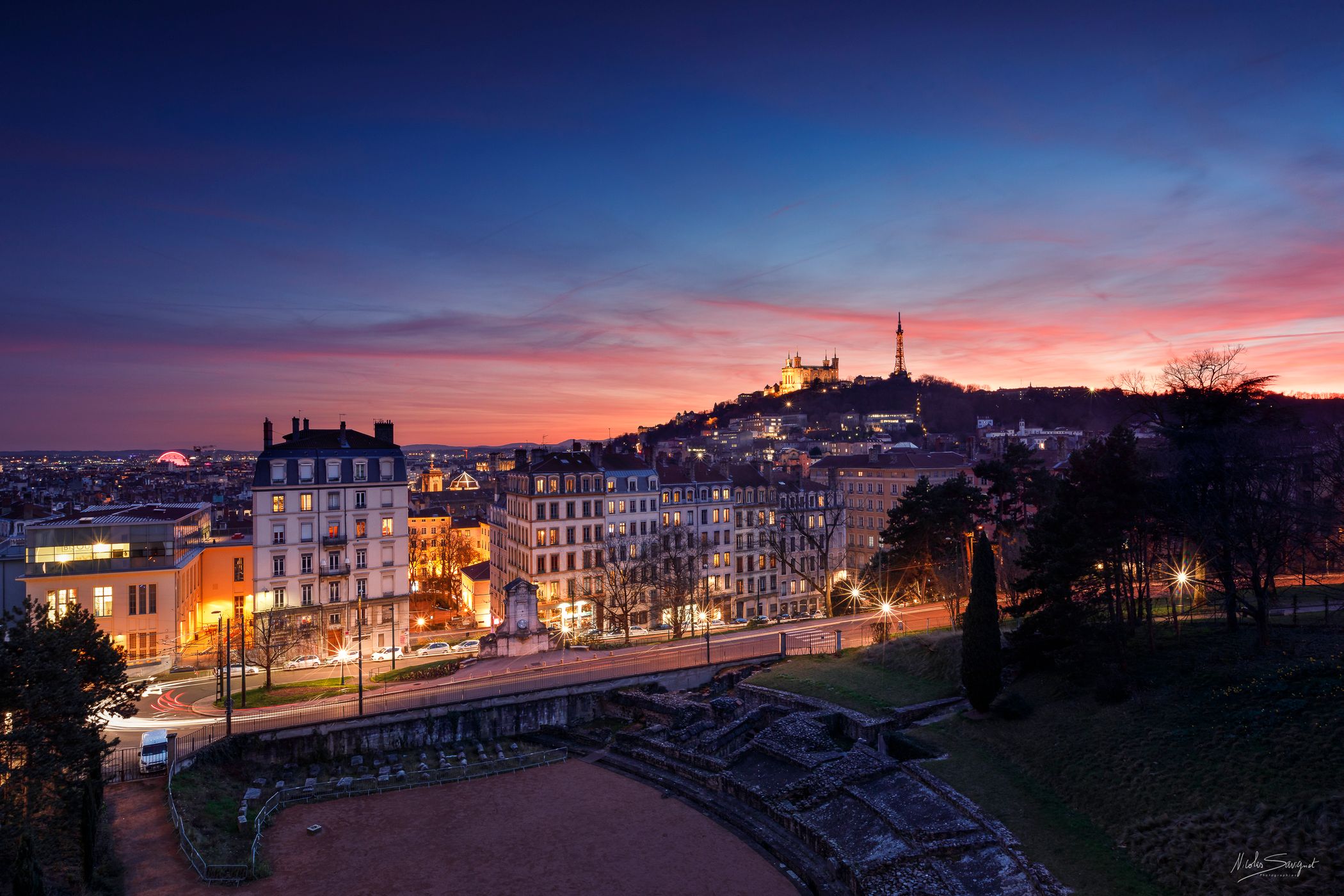 view of Fourviere, France