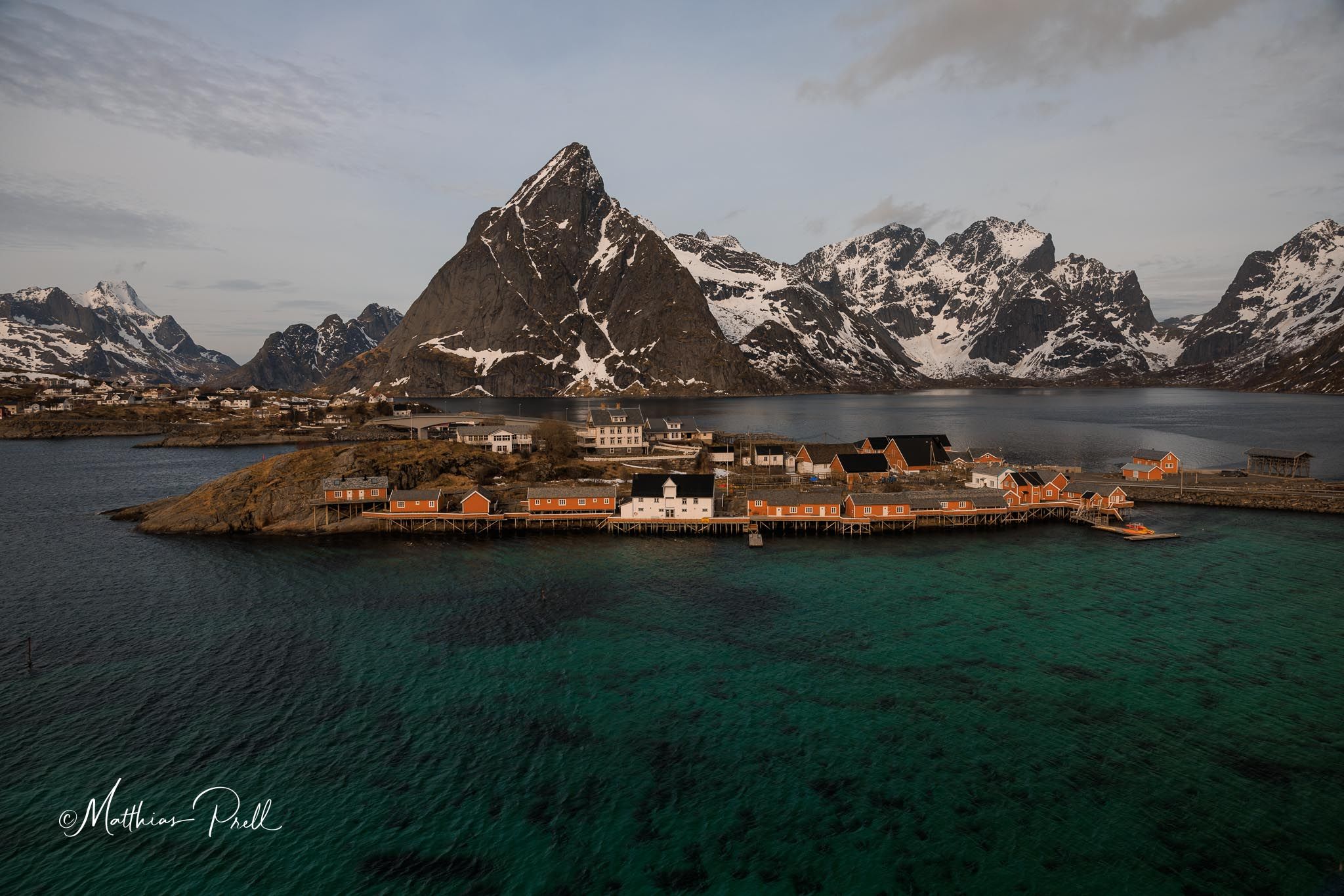 View of Sakrisøy, Norway