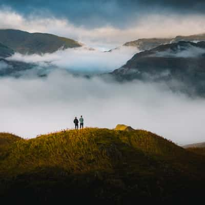 Westward View From Loughrigg Fell, United Kingdom