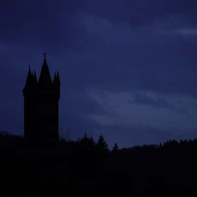 Wilhelmsturm at blue hour, Germany