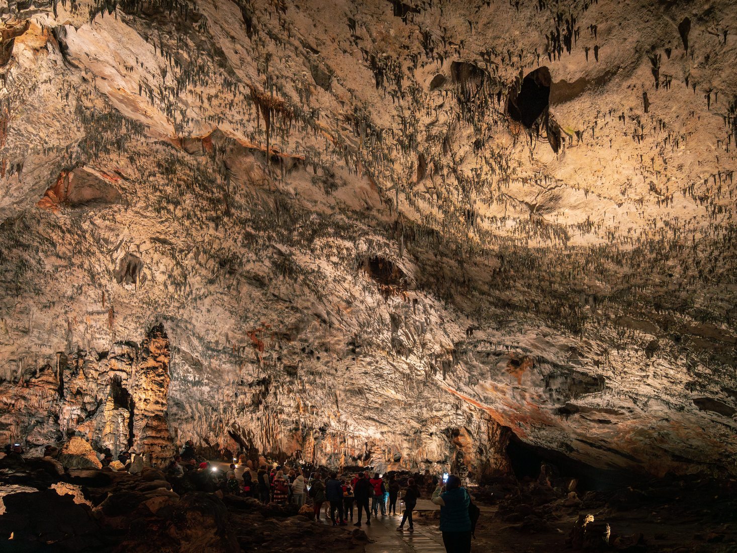 Aggtelek dripstone cave. Baradla cave., Hungary