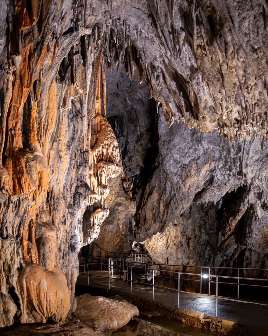 Aggtelek dripstone cave. Baradla cave., Hungary