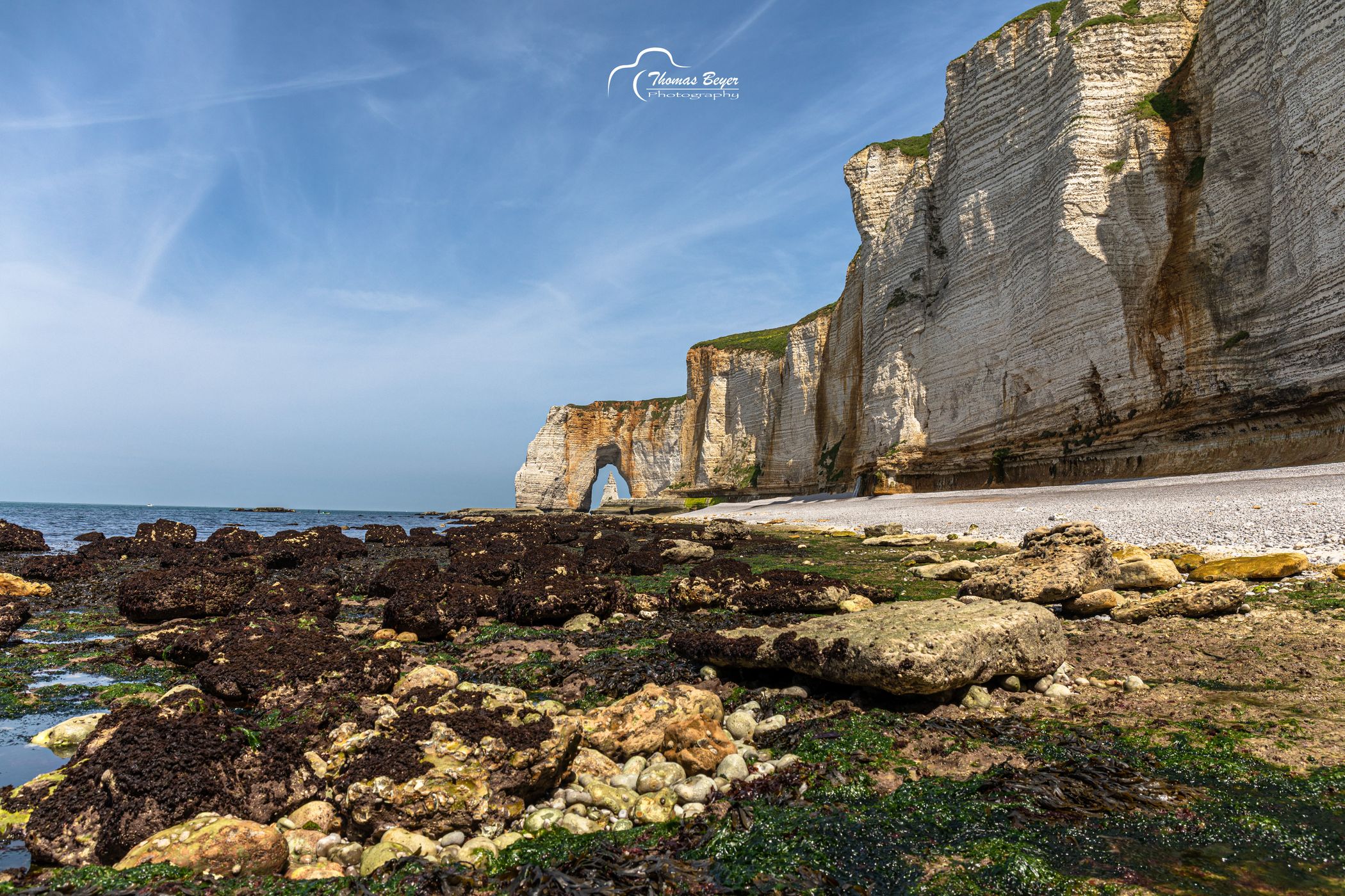 Alabaster coast, France