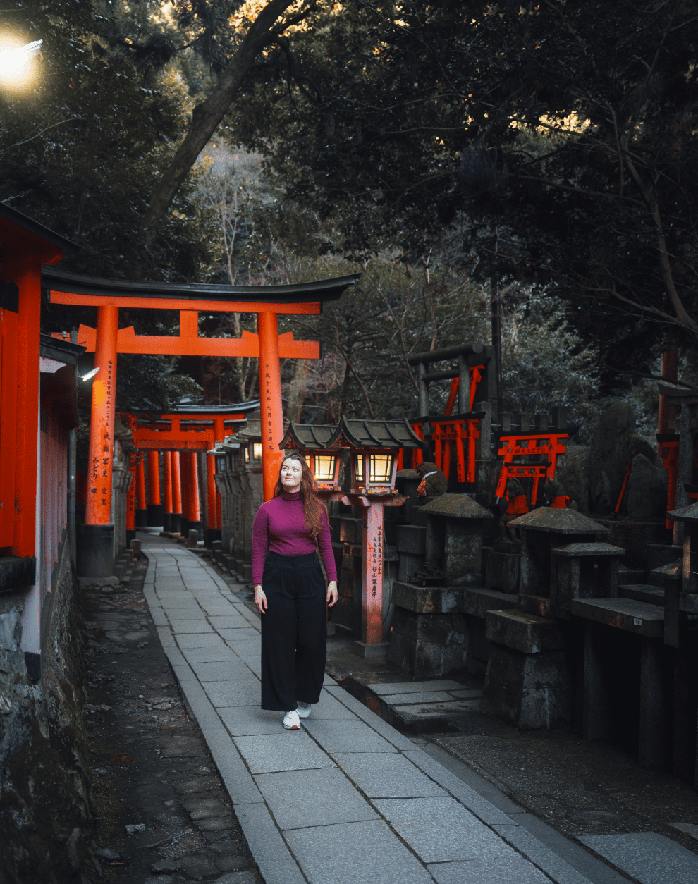 Get the exact geo-position for this spot: Mitsurugisha Shrine in Fushimi Inari, Kyoto