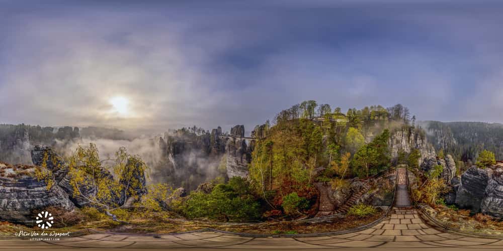Bastei Bridge, Saxon Switzerland National Park 