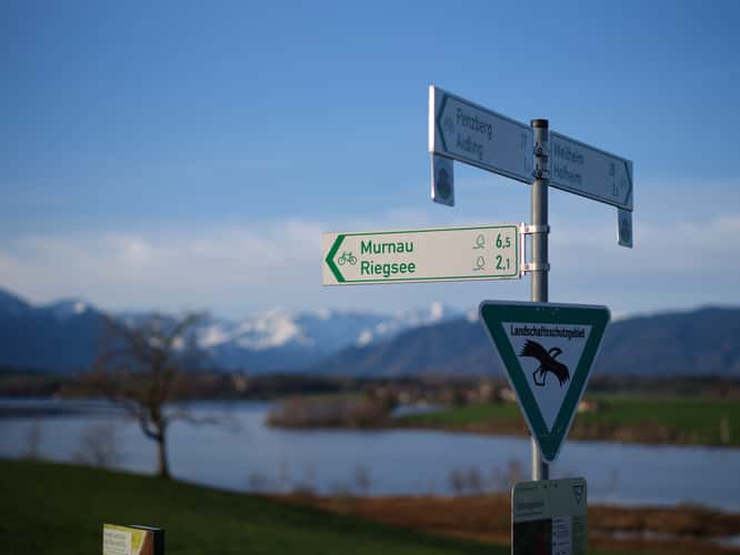 Bavarian Alps with Lake Riegsee