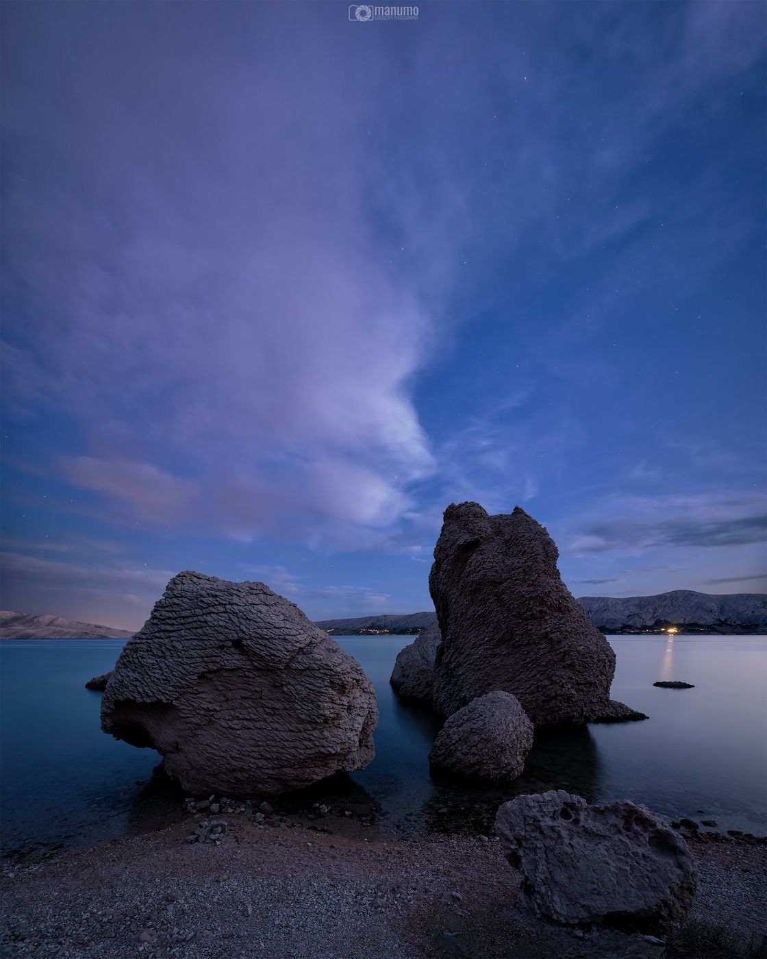 Beach on Pag Island, Croatia