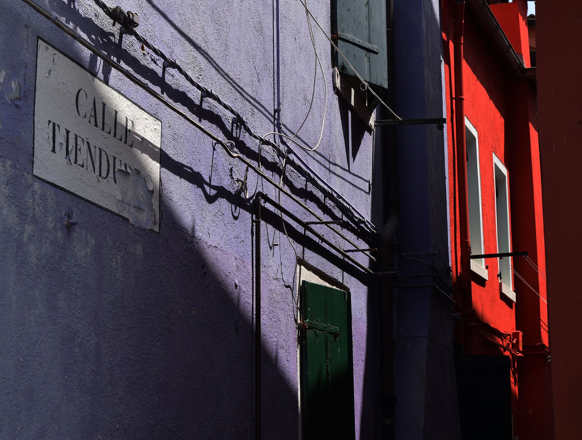 Burano Colourful walls, Italy