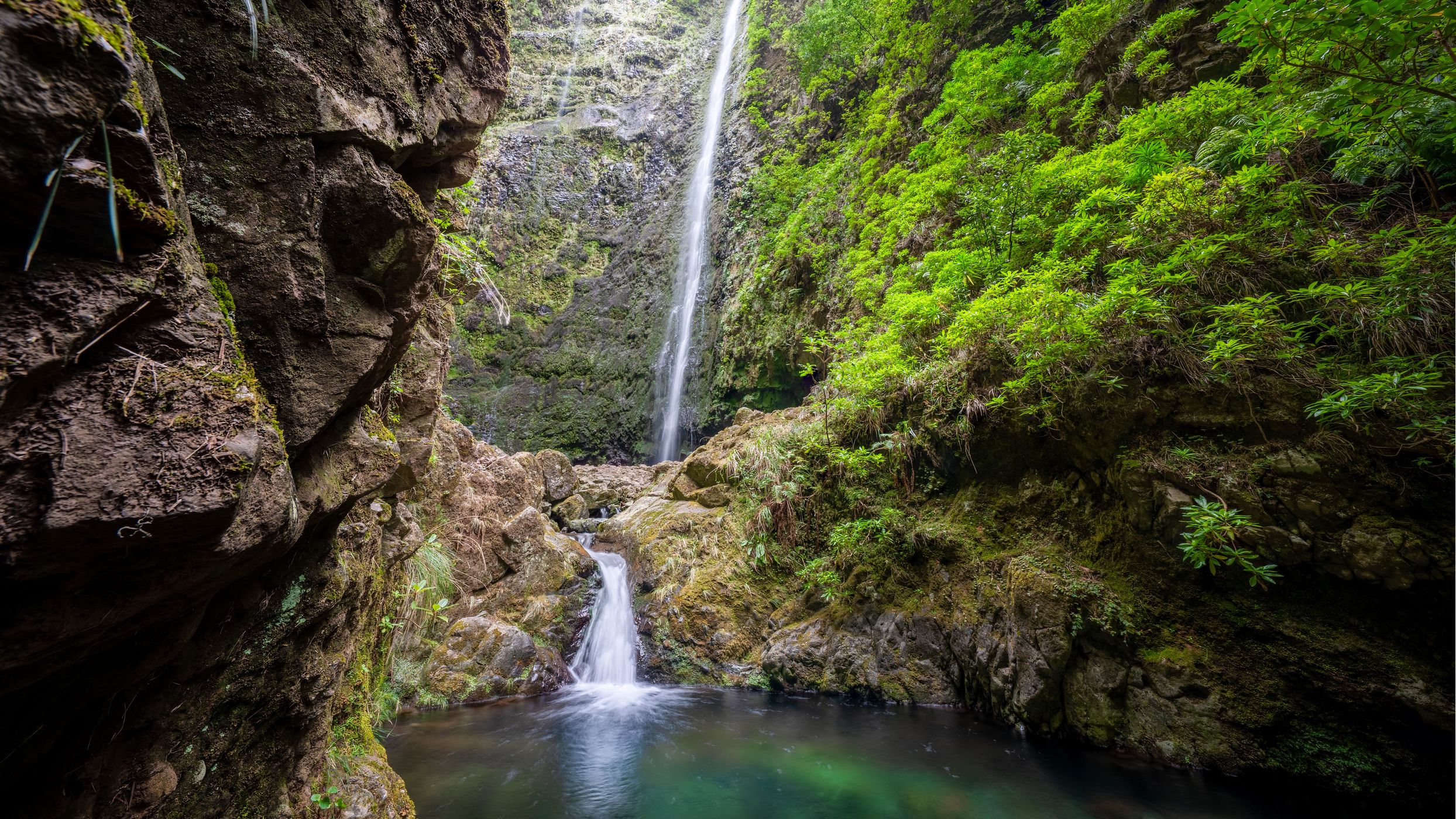 Caldeirão Verde waterfall, Portugal
