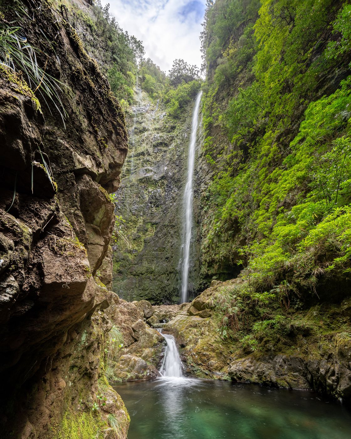 Caldeirão Verde waterfall, Portugal