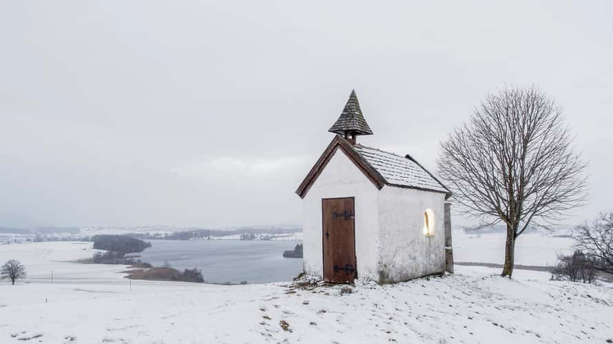 Chapel above Riegsee