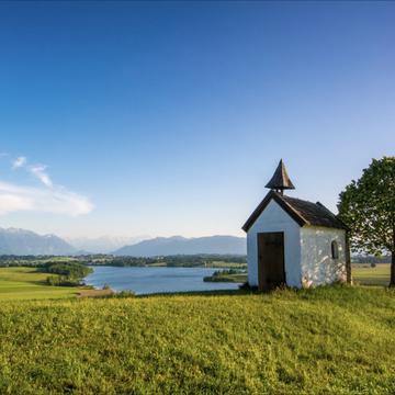 Chapel above Riegsee, Germany