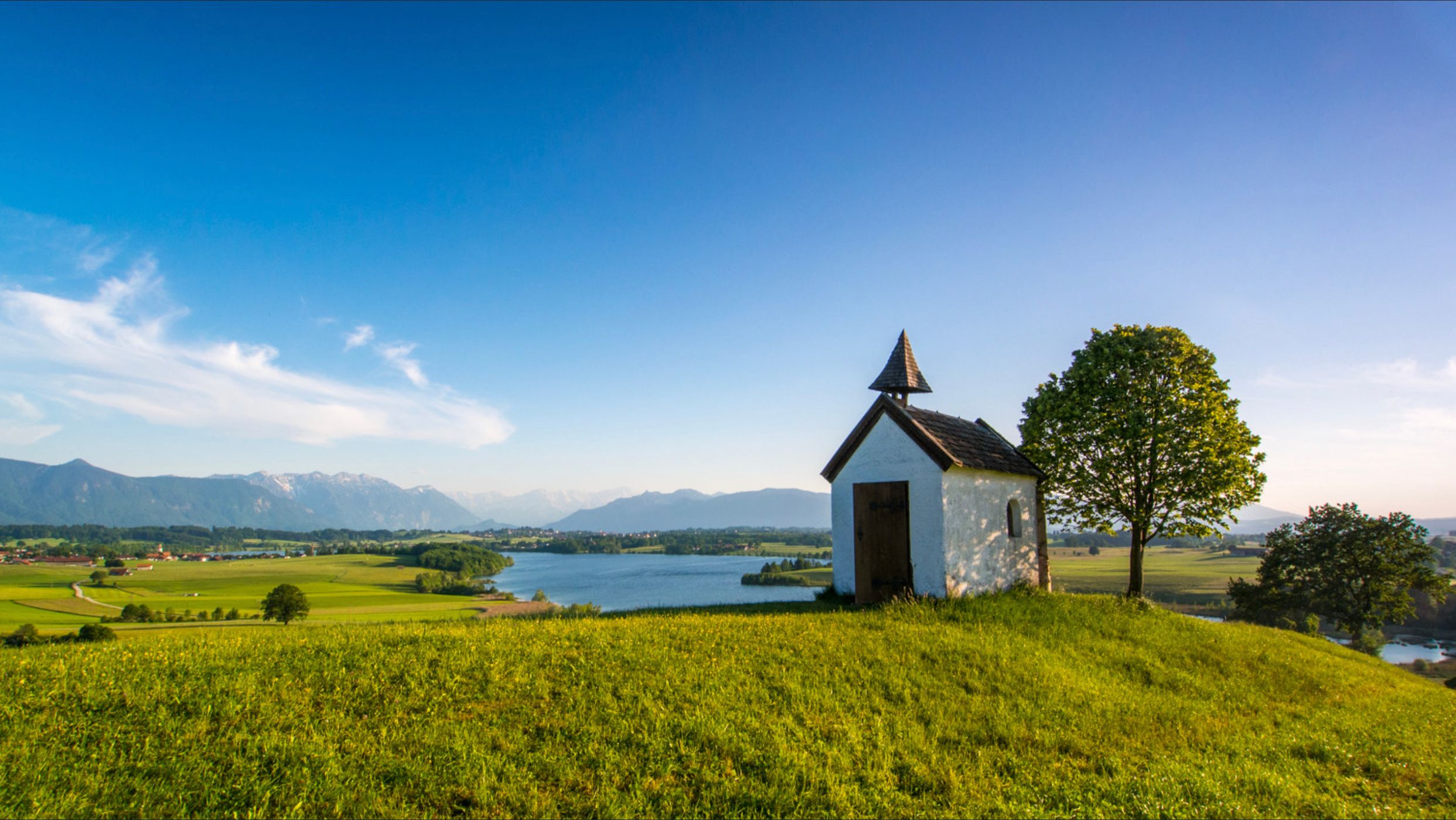 Chapel above Riegsee, Germany
