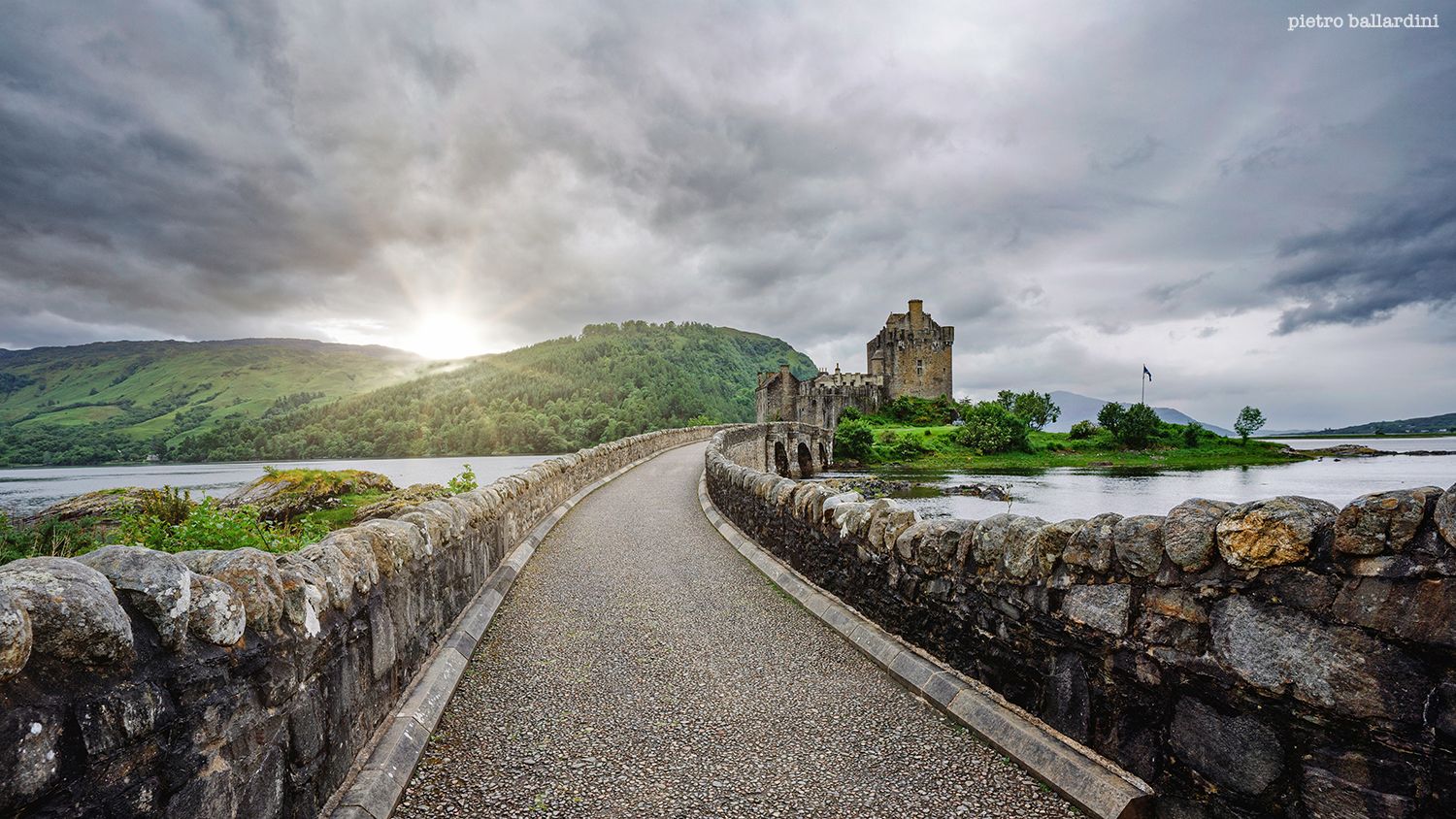 Entrance of Eilean Donan Castle, Scotland, United Kingdom