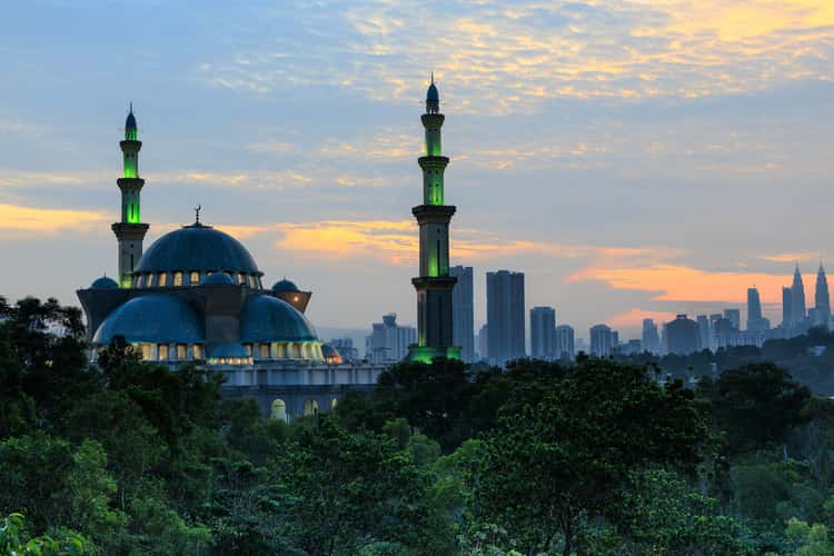 Federal Mosque with City View from Publika Shopping Center
