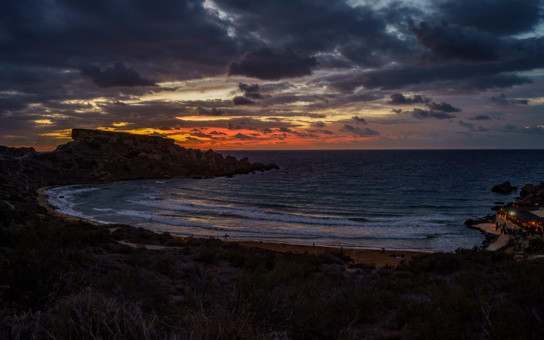 Ghajn Tuffieha bay, Malta