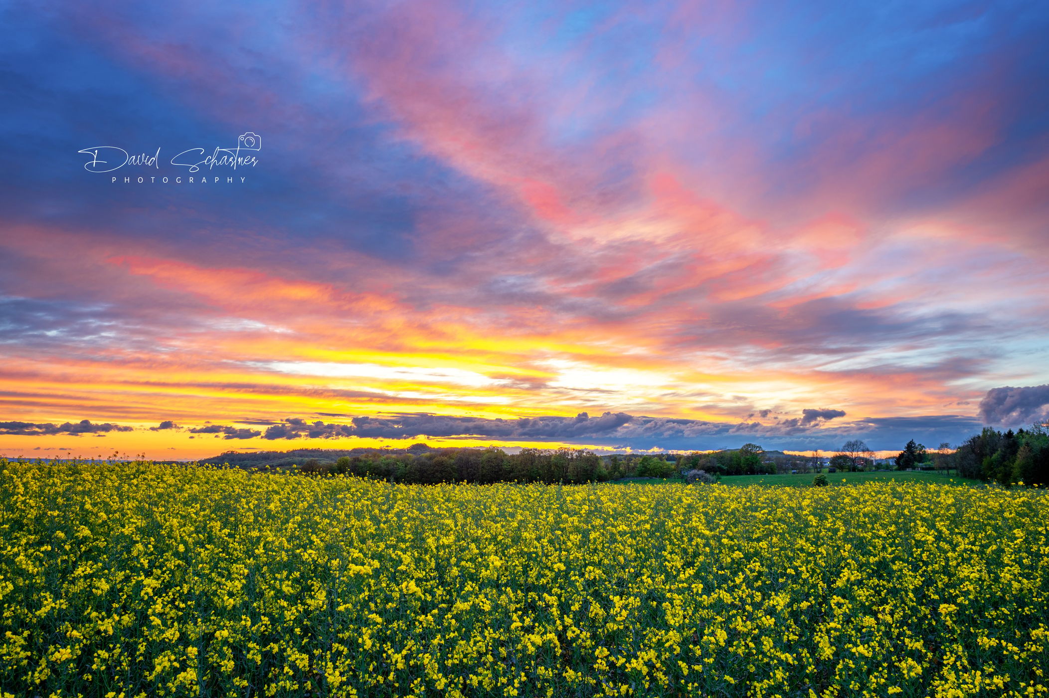 Great sunset spots in St. Katharinen, Germany