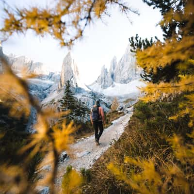 Hike Zsigmondy Hut, Dolomites, Italy