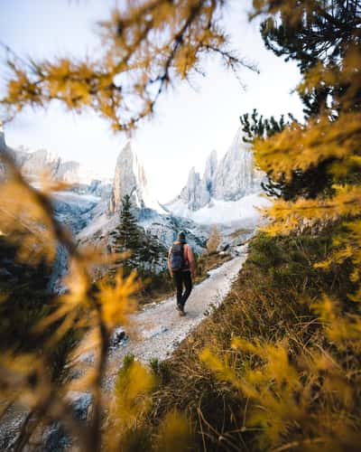 Hike Zsigmondy Hut, Dolomites