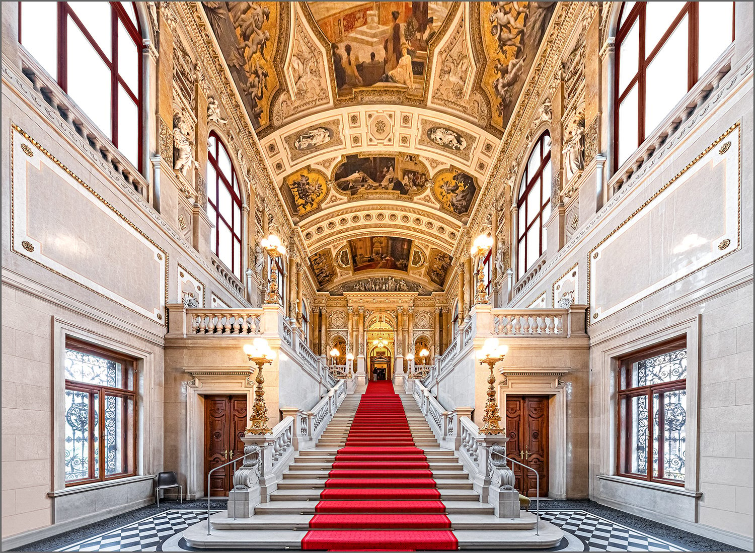 Inside Burgtheater, Vienna, Austria