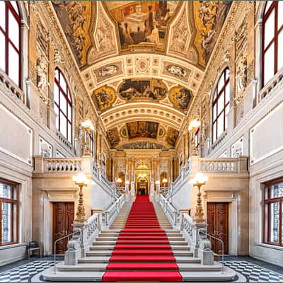 Inside Burgtheater, Vienna, Austria