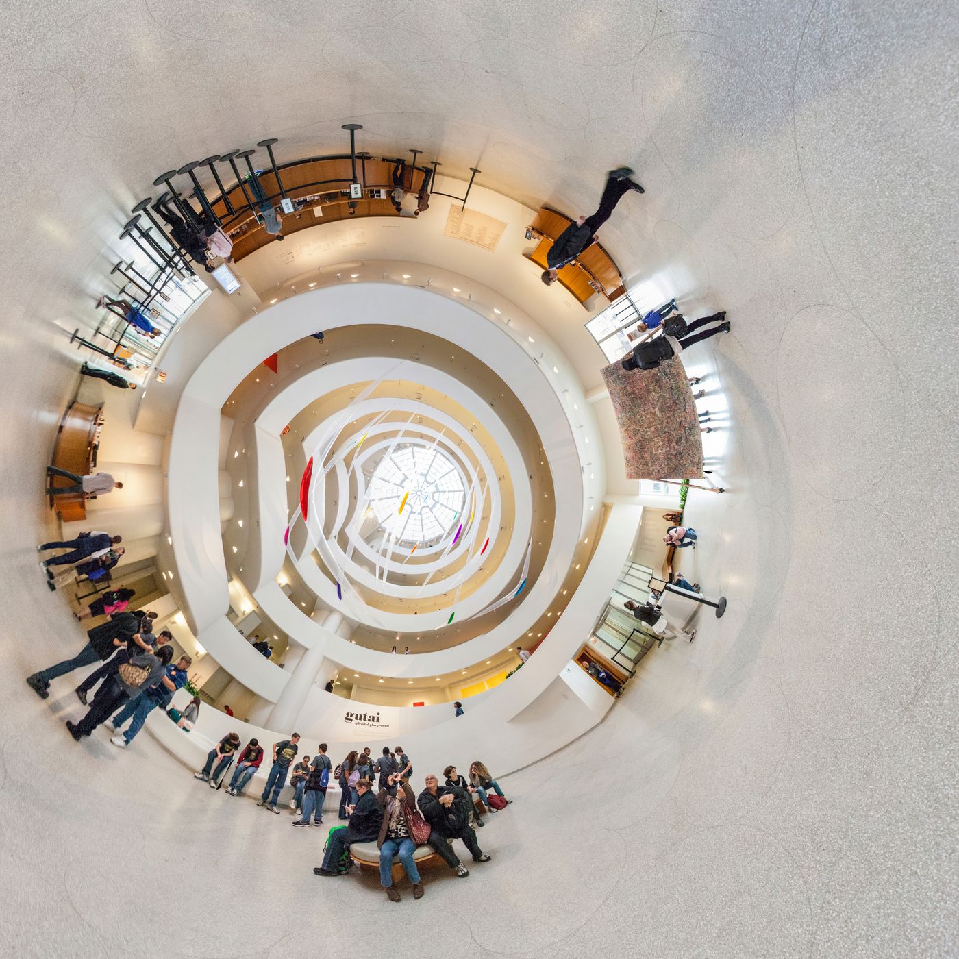Inside Guggenheim Museum, New York City, USA