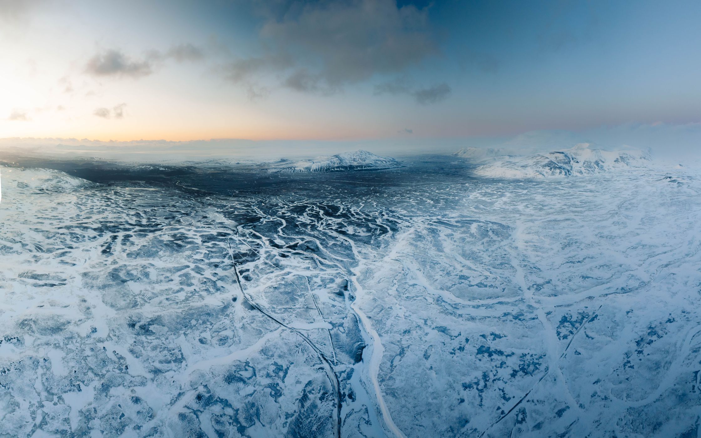 Kaldadalsvegur, Langjökull, Iceland