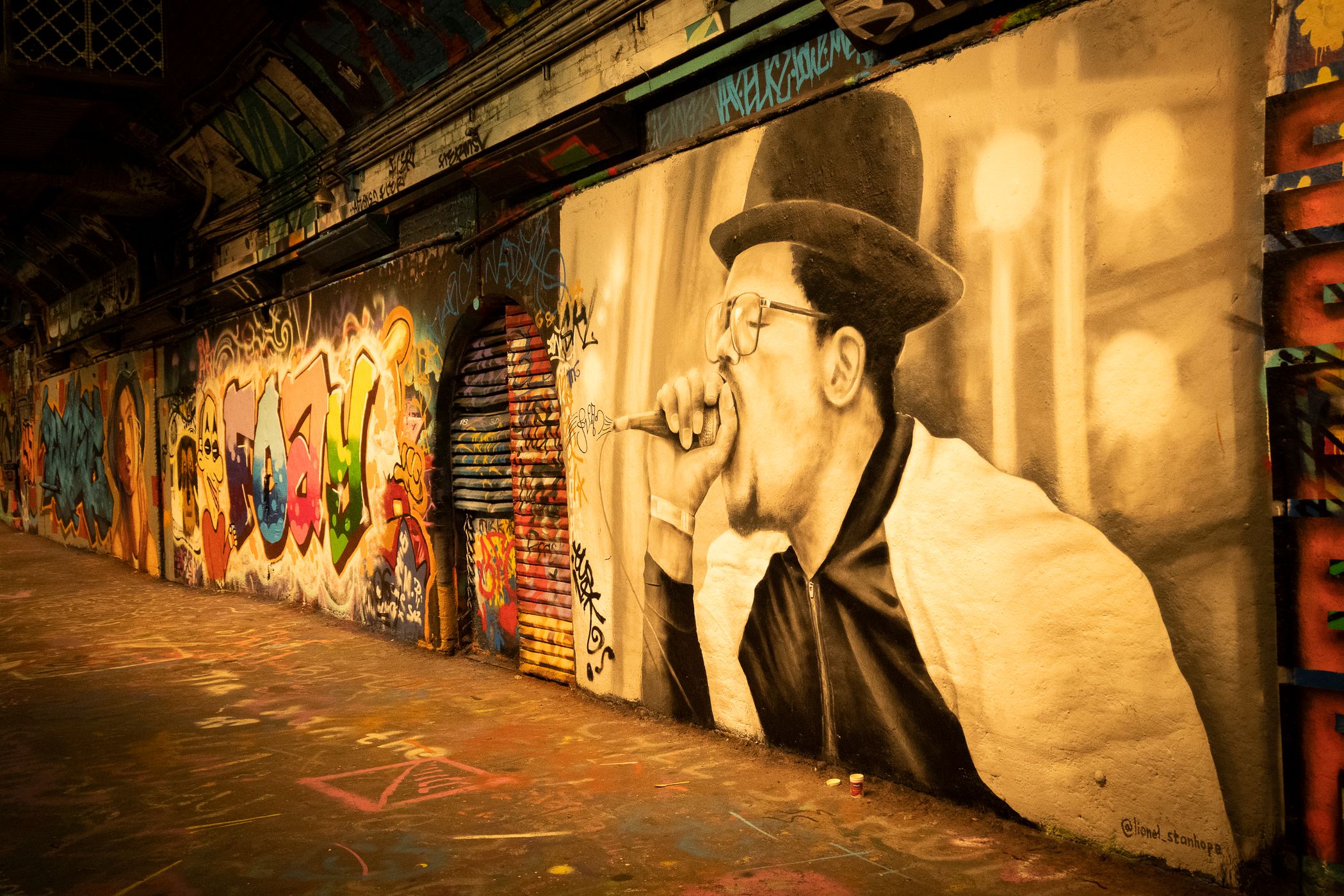 Leake Street Graffiti Tunnel, London, United Kingdom