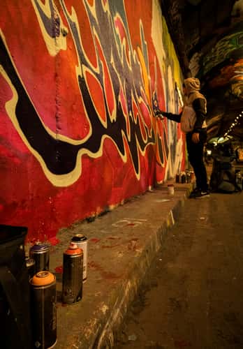 Leake Street Graffiti Tunnel, London