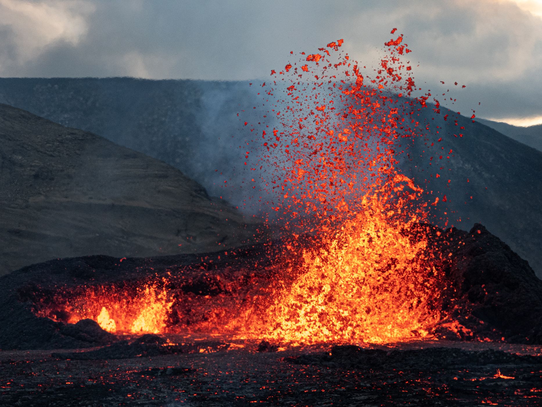 Meradalir Volcano, Iceland