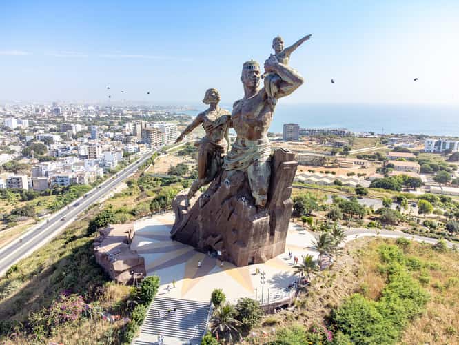 Monument de la Renaissance africaine Dakar, Senegal