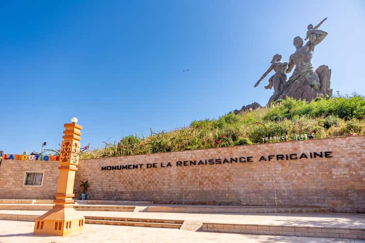 Monument de la Renaissance africaine Dakar, Senegal