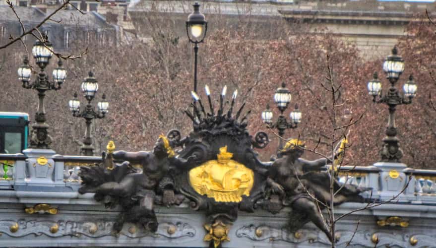 Nymphes de la Seine, Pont Alexandre III, Paris