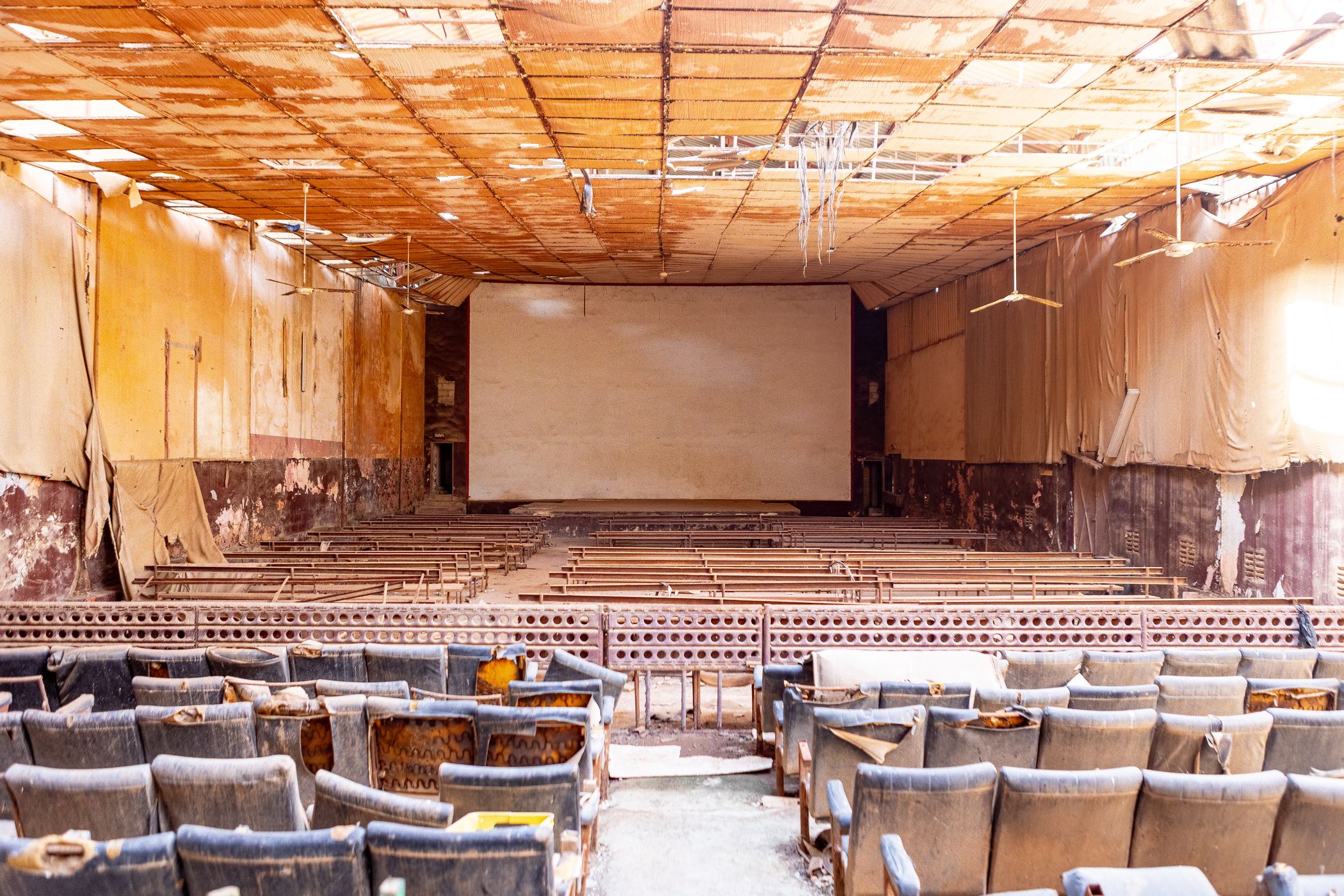 Old cinema in Saint Louis, Senegal